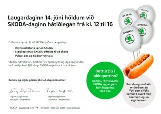 SKODA-dagurinn 14. júní!